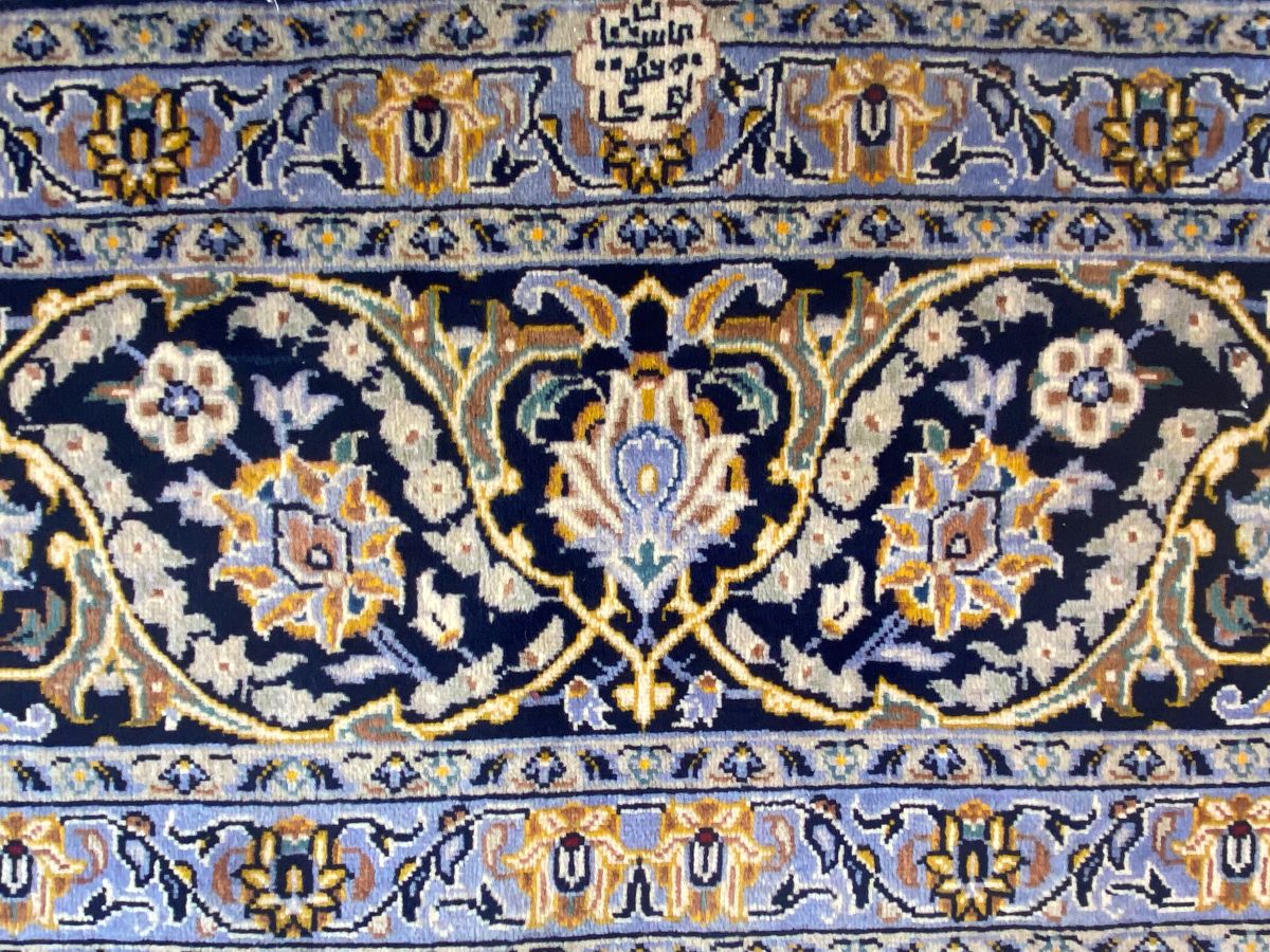 Fine Hand-Knotted Royal Persian Kashan Carpet
