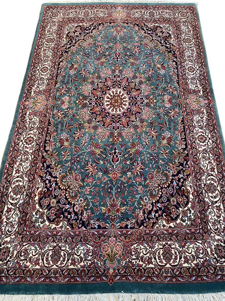 Superfine Hand-Knotted Persian Bidjar Boukan Carpet
