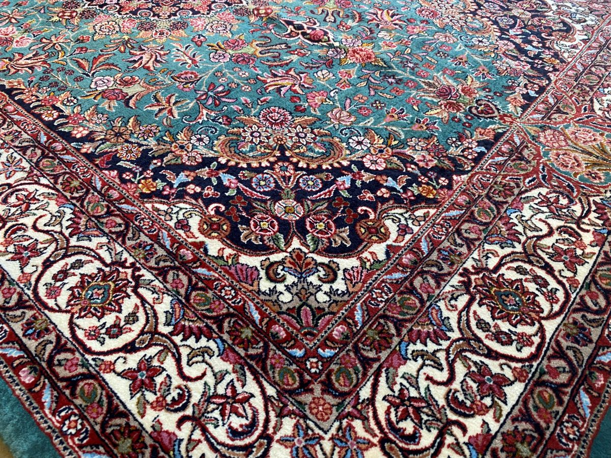 Superfine Hand-Knotted Persian Bidjar Boukan Carpet