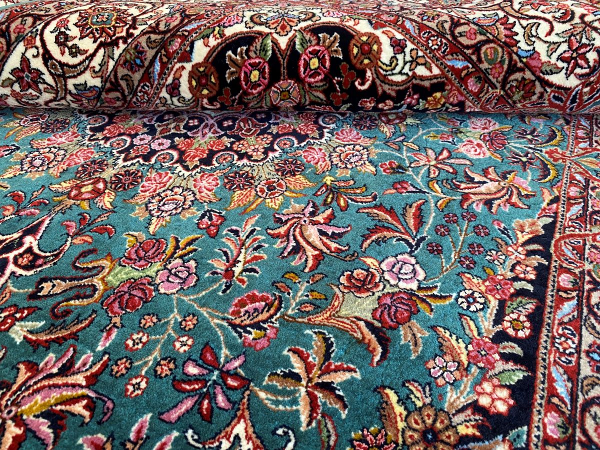 Superfine Hand-Knotted Persian Bidjar Boukan Carpet