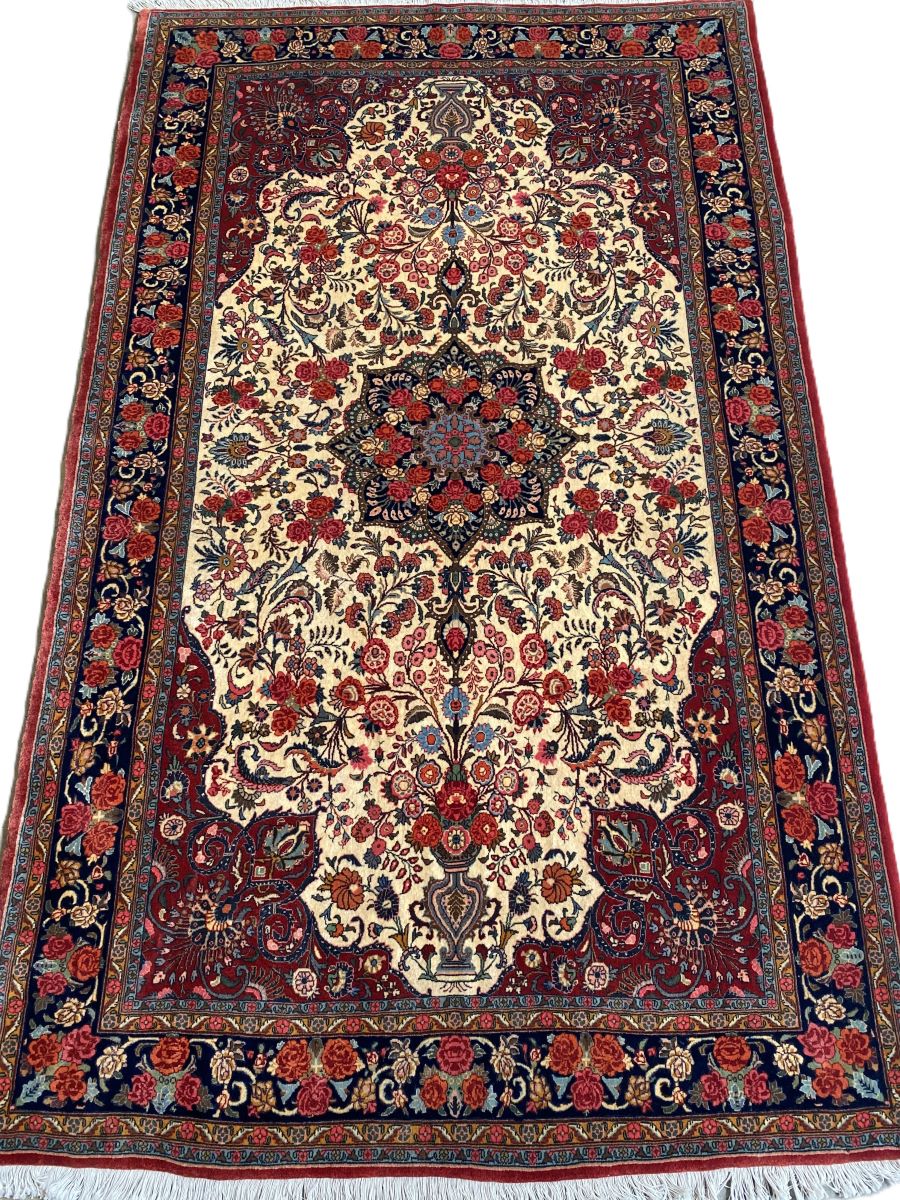Superfine Hand-Knotted Persian Bidjar Rug