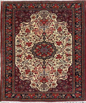 Superfine Hand-Knotted Persian Bidjar Rug