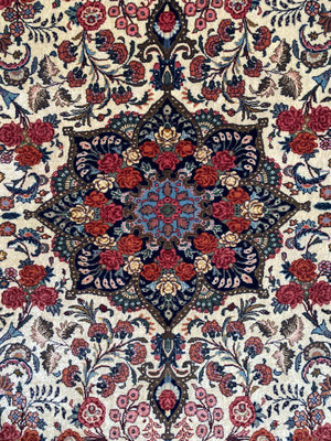 Superfine Hand-Knotted Persian Bidjar Rug