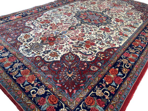 Superfine Hand-Knotted Persian Bidjar Rug