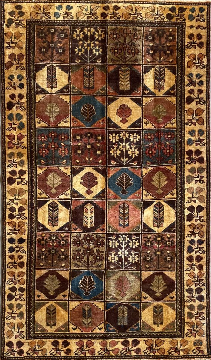 Hand-Knotted Tribal Persian Luri Rug