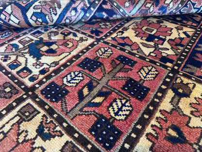Hand-Knotted Tribal Persian Bakhtiar Rug