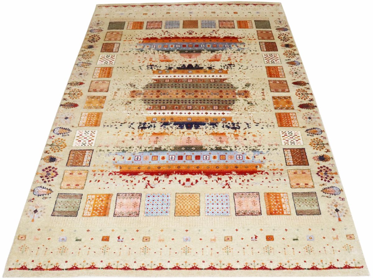 Rare Hand-Woven Loribaft Gabbeh Rug