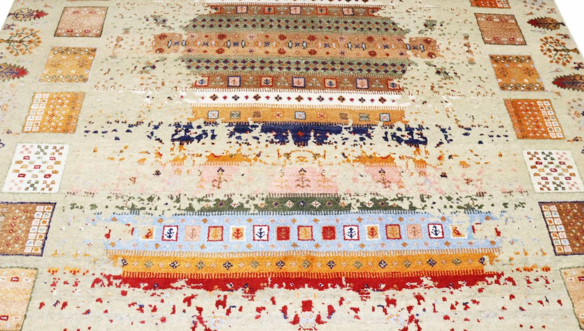 Rare Hand-Woven Loribaft Gabbeh Rug