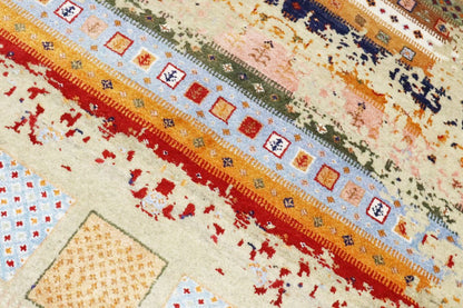 Rare Hand-Woven Loribaft Gabbeh Rug