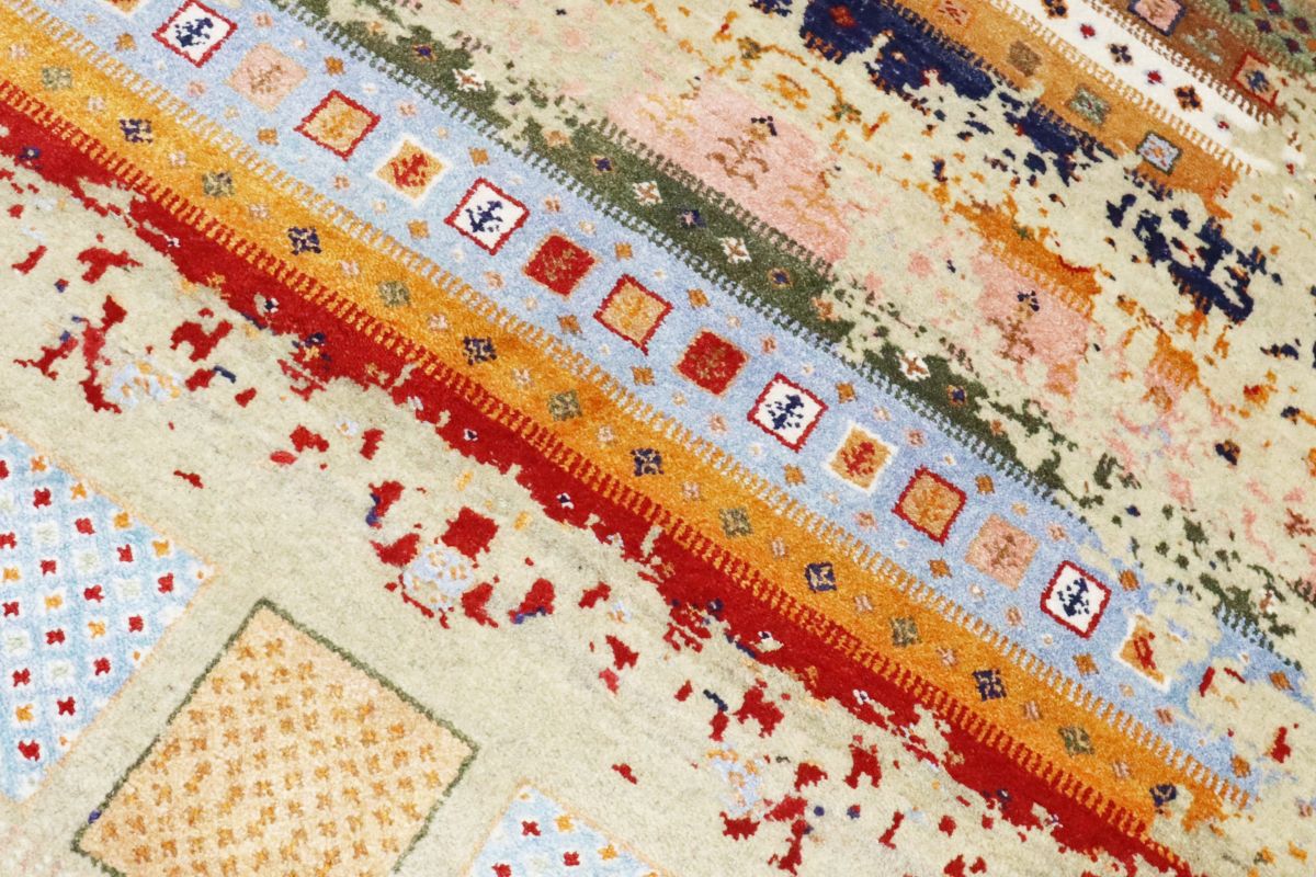 Rare Hand-Woven Loribaft Gabbeh Rug