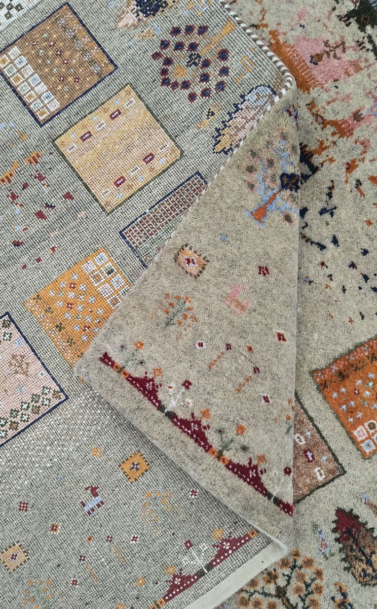 Rare Hand-Woven Loribaft Gabbeh Rug