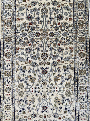 Traditional Handmade Persian Naien Runner