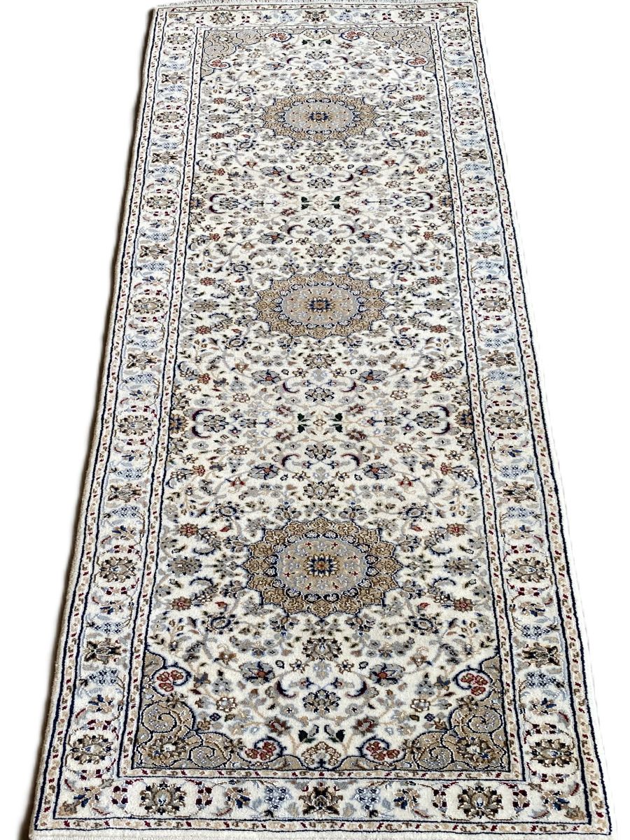 Traditional Hand-Woven Persian Naien Runner