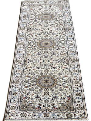 Traditional Handmade Persian Naien Runner