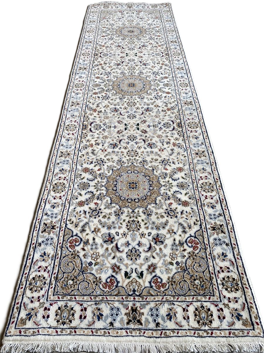Traditional Hand-Woven Persian Naien Runner