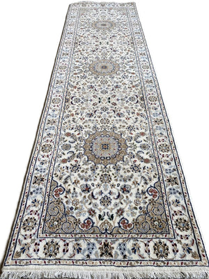 Traditional Handmade Persian Naien Runner