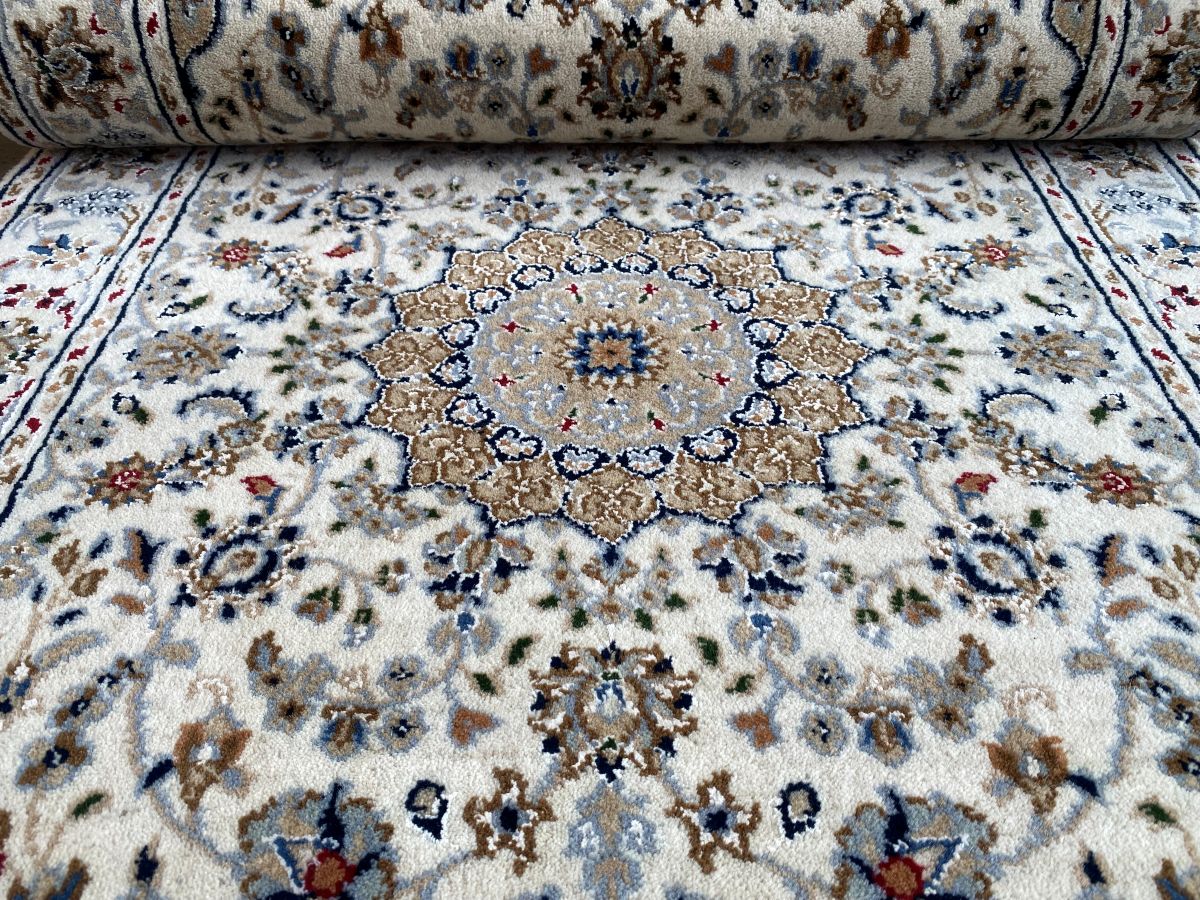 Traditional Hand-Woven Persian Naien Runner