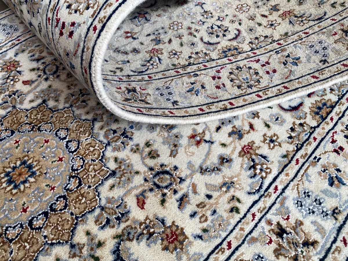 Traditional Hand-Woven Persian Naien Runner