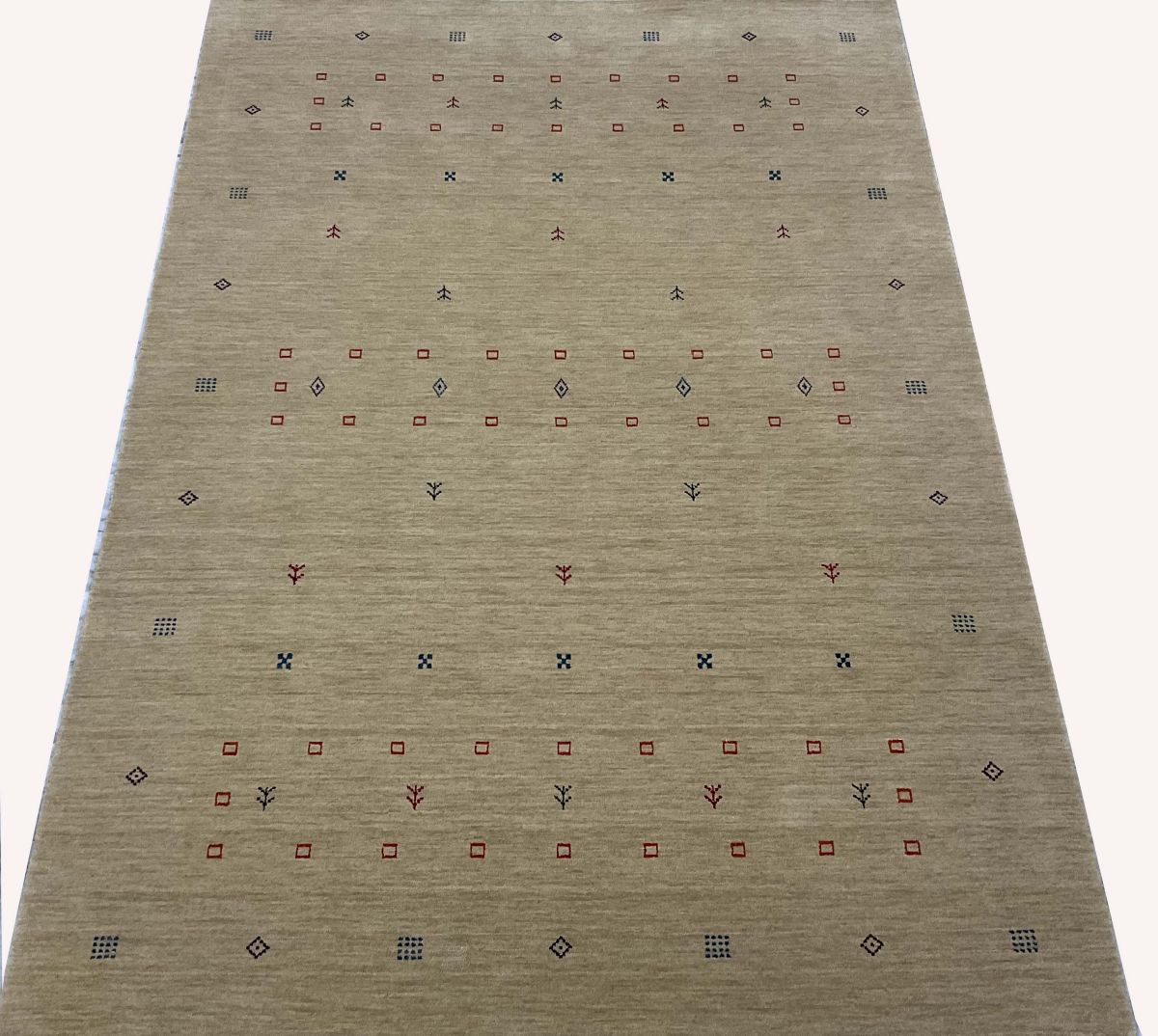 Hand-Woven Loribaft Gabbeh Rug