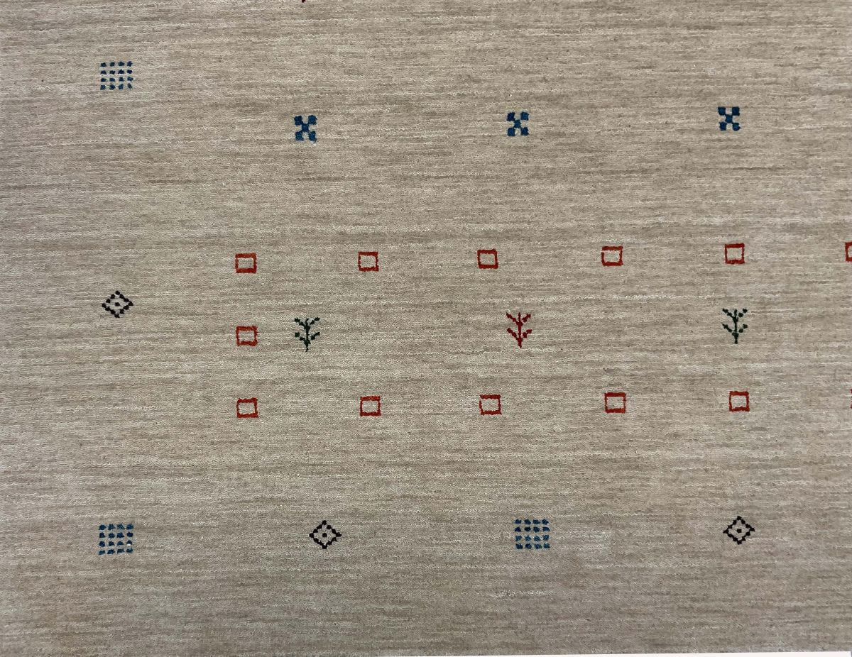 Hand-Woven Loribaft Gabbeh Rug