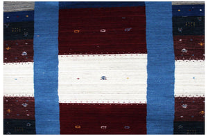 Hand-Woven Loribaft Gabbeh Runner