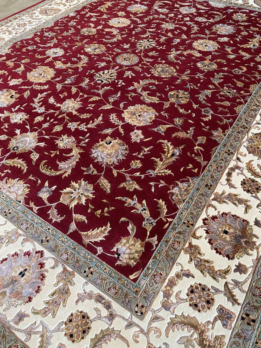 Traditional Handmade Tabriz Design Carpet
