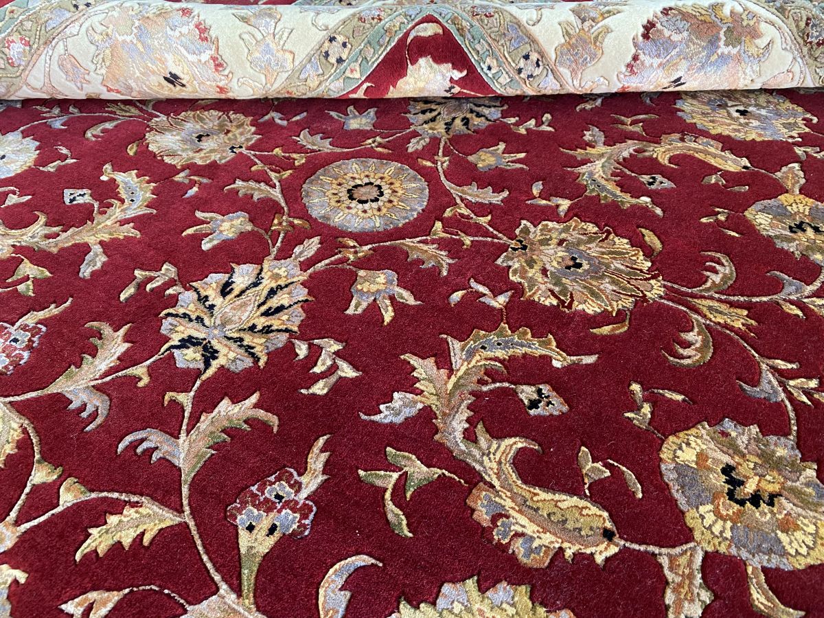 Traditional Handmade Tabriz Design Carpet