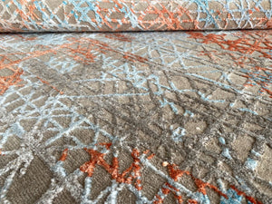 Hand-Knotted Modern Transitional Glacier Collection