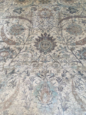 Contemporary Transitional Kerman Carpet