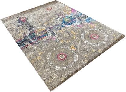 15th Century Hand-Woven Mamluk Design Carpet