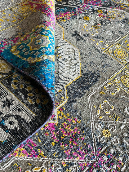 15th Century Hand-Woven Mamluk Design Carpet