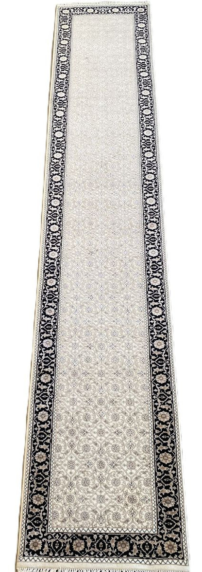 Hand-Woven Herati Design Hall Runner