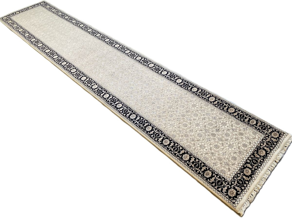 Hand-Woven Herati Design Hall Runner