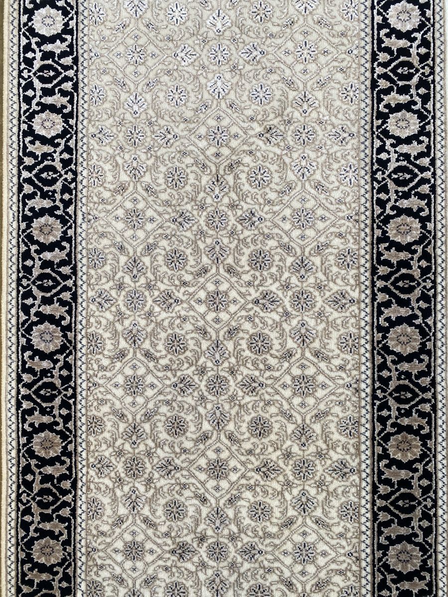 Hand-Woven Herati Design Hall Runner
