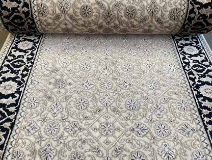 Hand-Woven Herati Design Hall Runner