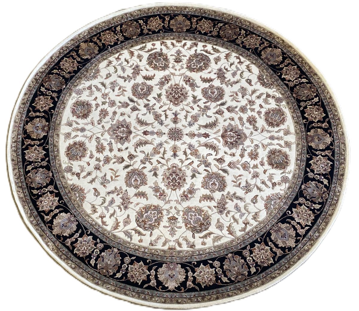 Fine Hand-Woven Persian Tabriz Design Carpet