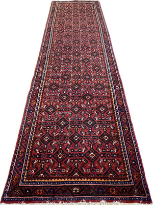 Handmade Persian Hossainabad Runner