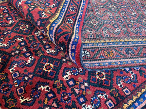 Handmade Persian Hossainabad Runner