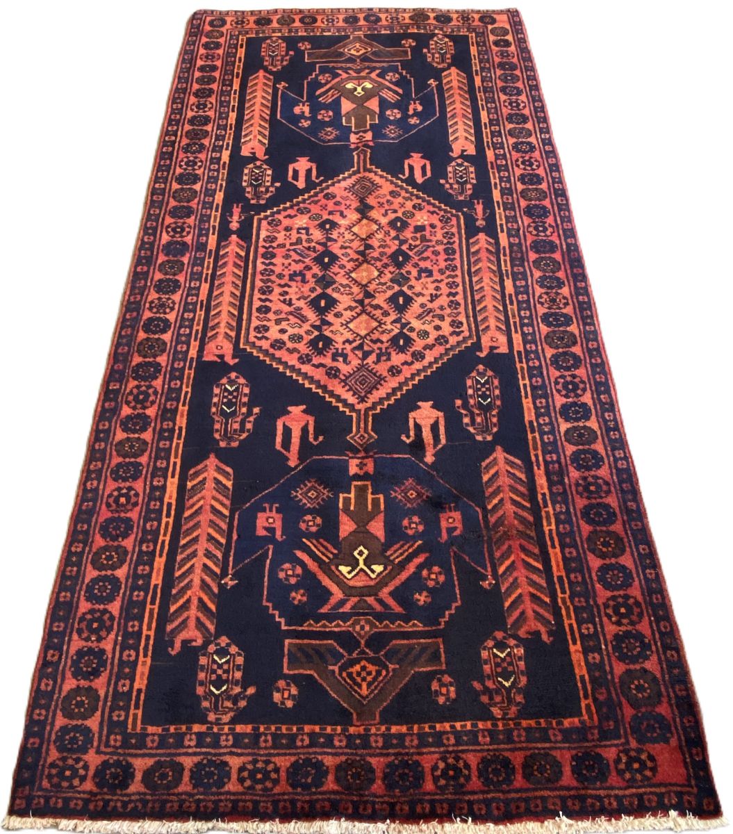 Circa 1970s Tribal Persian Bidjar Bidganeh Rug