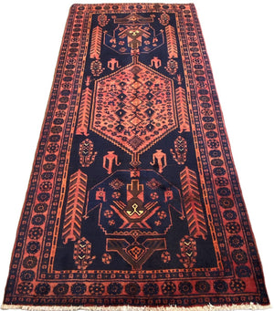 Circa 1970s Tribal Persian Bidjar Bidganeh Rug