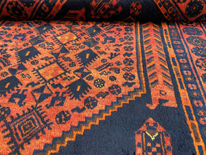 Circa 1970s Tribal Persian Bidjar Bidganeh Rug