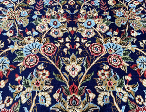 Fine Hand-Knotted Persian Qum Carpet