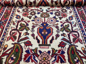 Traditional Handmade Persian Mehraban Runner