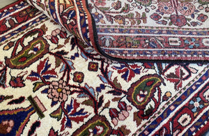 Traditional Handmade Persian Mehraban Runner