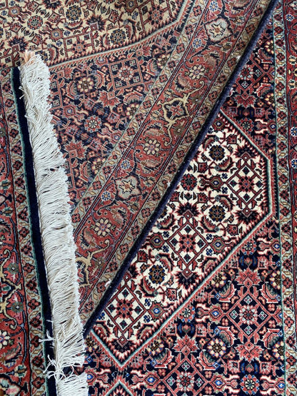 Fine Hand-Knotted Tribal Persian Bidjar Boukan Runner