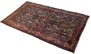 Circa 1970s Tribal Persian Bidjar Rug