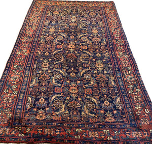 Circa 1970s Tribal Persian Bidjar Rug