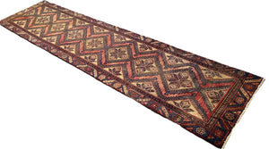 Handmade Tribal Persian Zagheh Runner