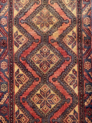 Handmade Tribal Persian Zagheh Runner