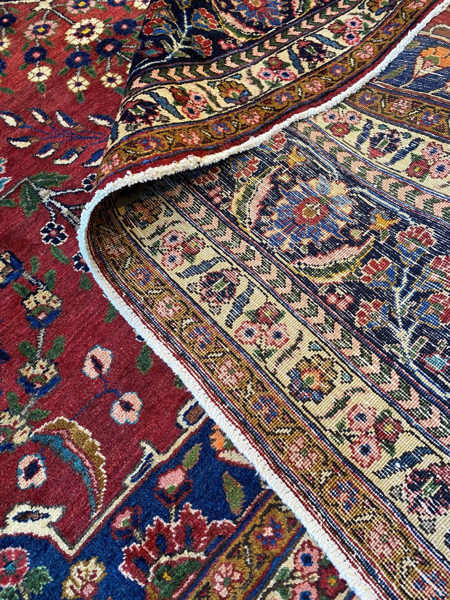 Rare Hand-Knotted Persian Azeri Khalkhal Carpet